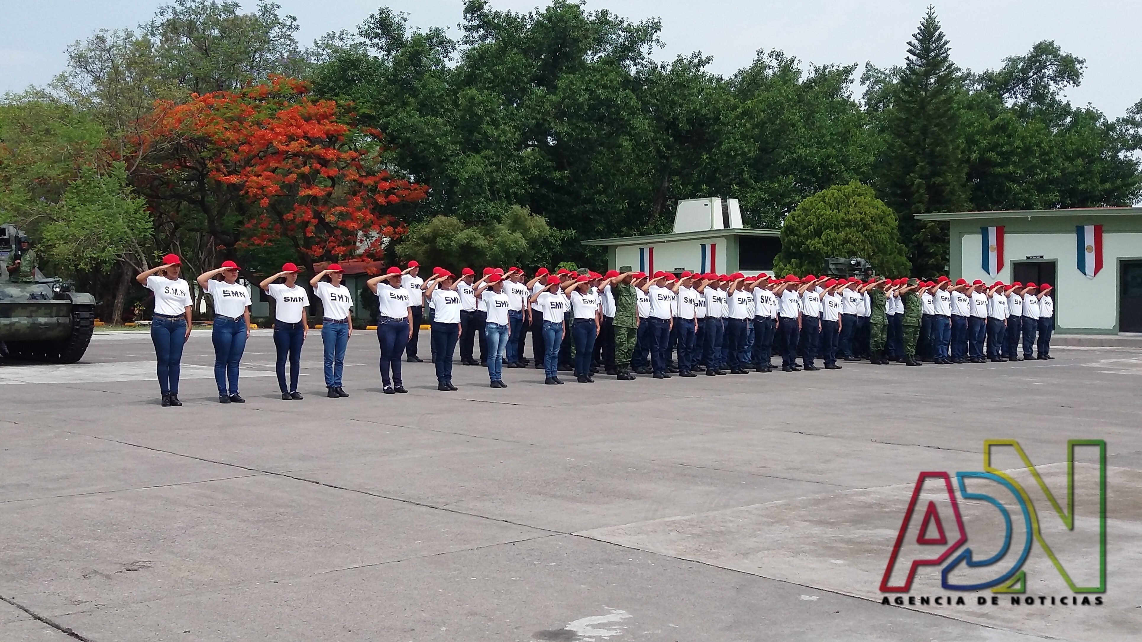 Realizan la toma de protesta de bandera del personal de Servicio Militar Nacional clase 1999