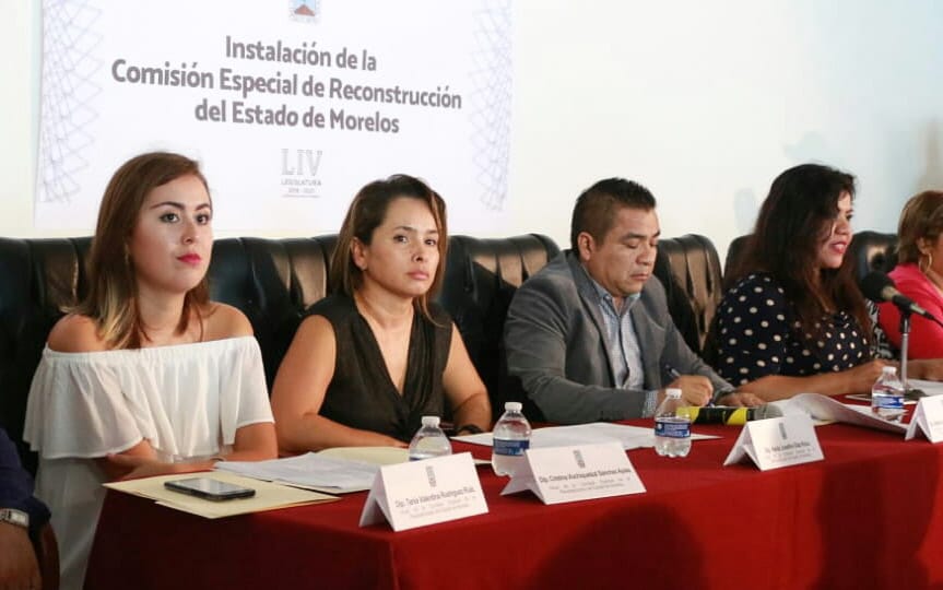 Creó Congreso comisión especial de la reconstrucción