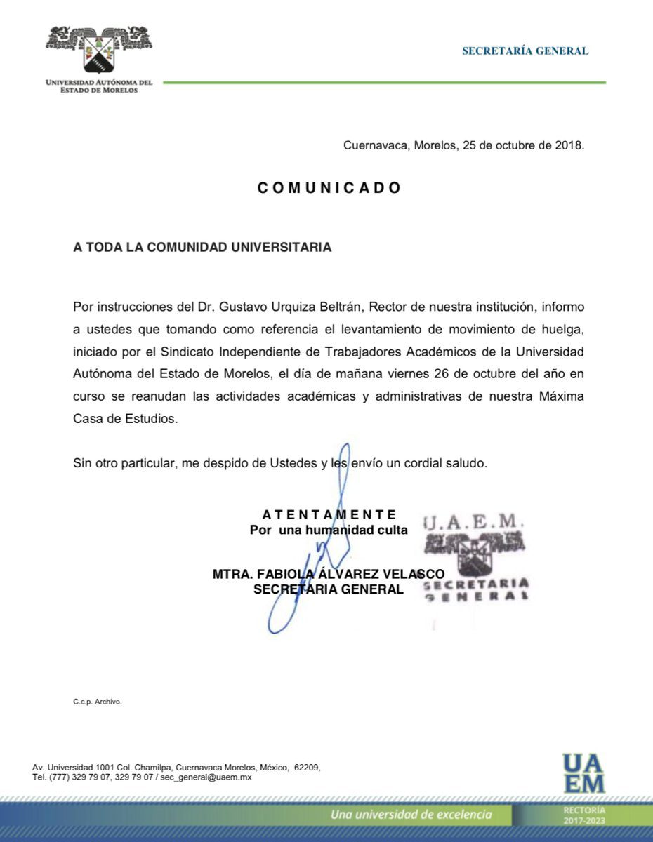 Mañana reanudan actividades en la UAEM