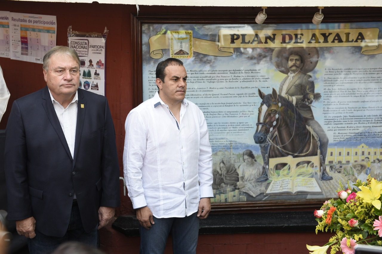 Conmemora Cuauhtémoc Blanco la promulgación del Plan de Ayala