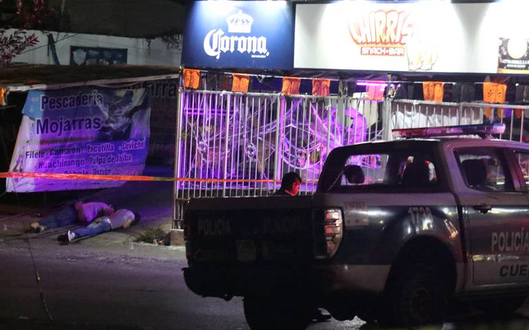 Atacan en bares de Cuernavaca, tres personas muertas