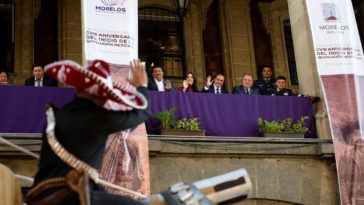 El Gobernador Cuauhtémoc Blanco presente en el desfile del 20 de noviembre