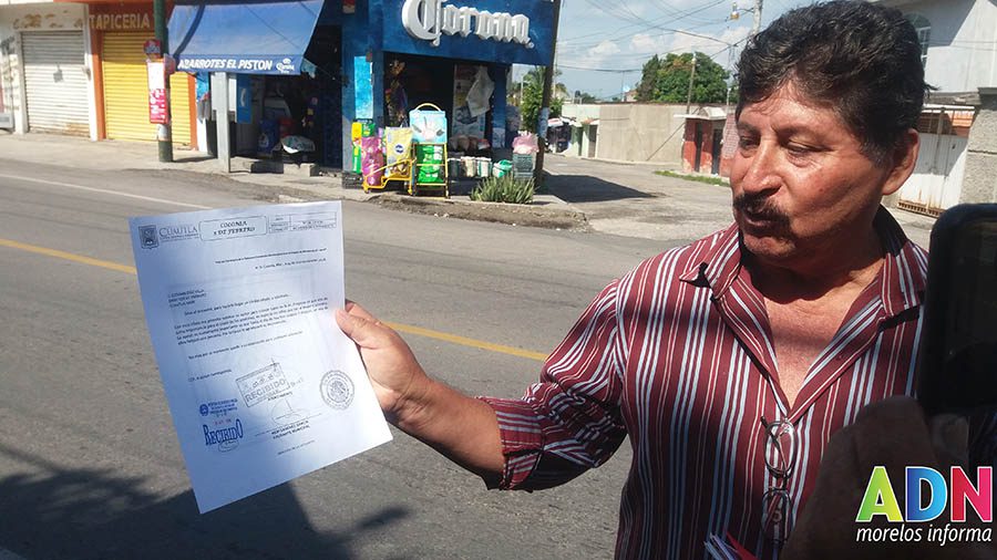 Piden colocar topes en avenida Progreso en Cuautla