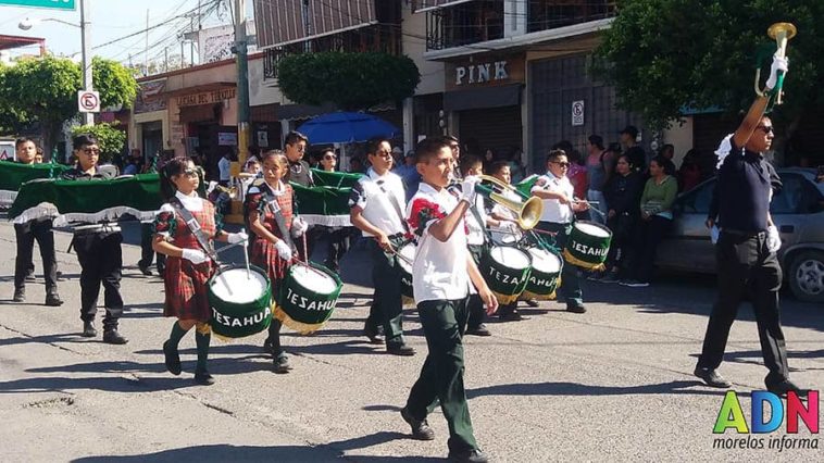 Se llevó a cabo el desfile conmemorativo de la Revolución Mexicana en Cuautla