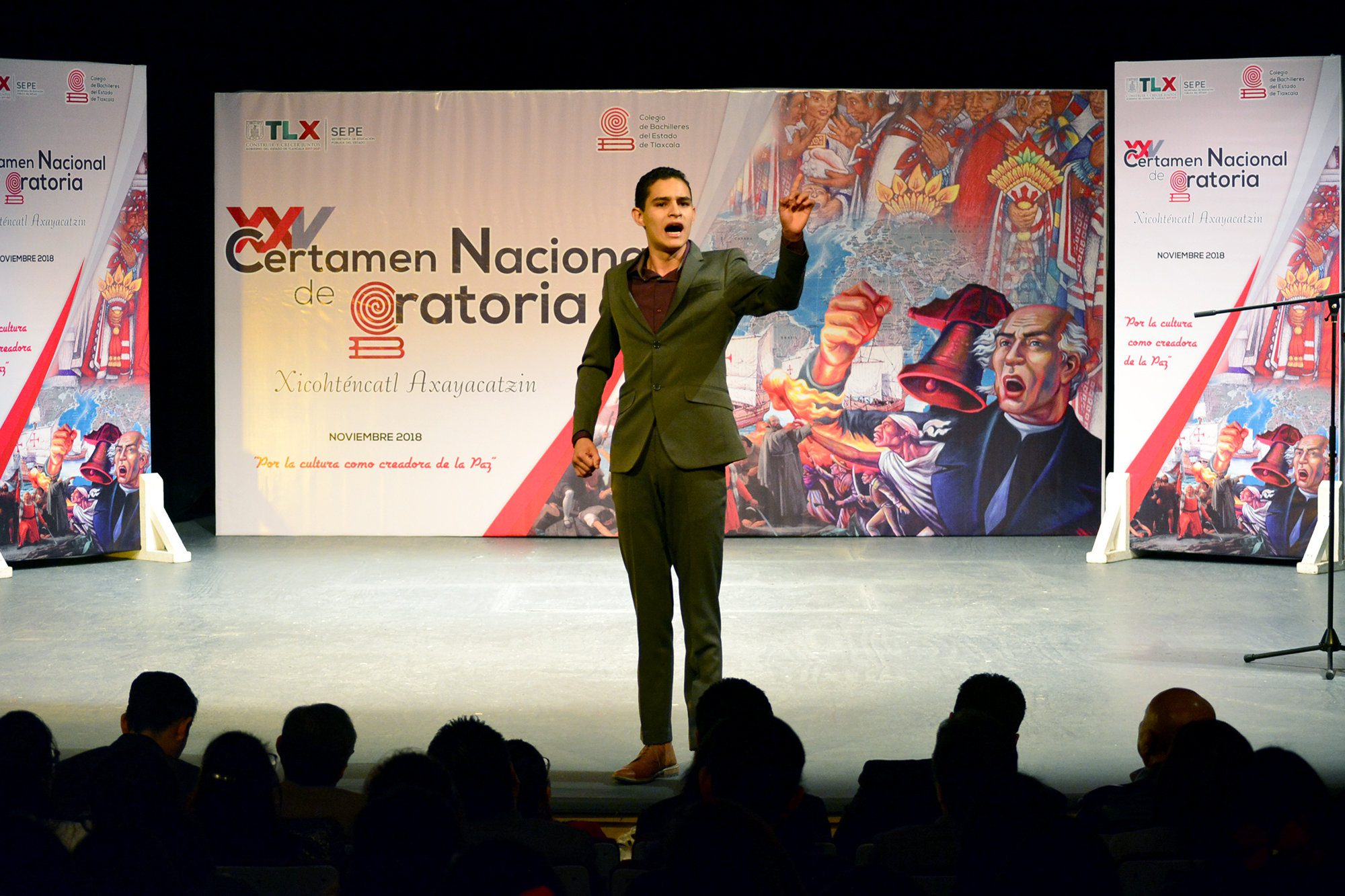 Destaca alumno de COBAEM en concurso de oratoria a nivel nacional