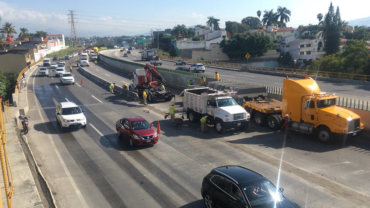 Dejan libres cinco carriles del Paso Exprés