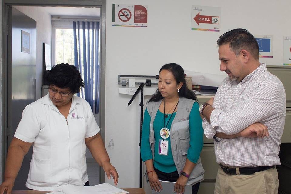 Supervisan Centros de Salud de la Zona Pomiente de Morelos