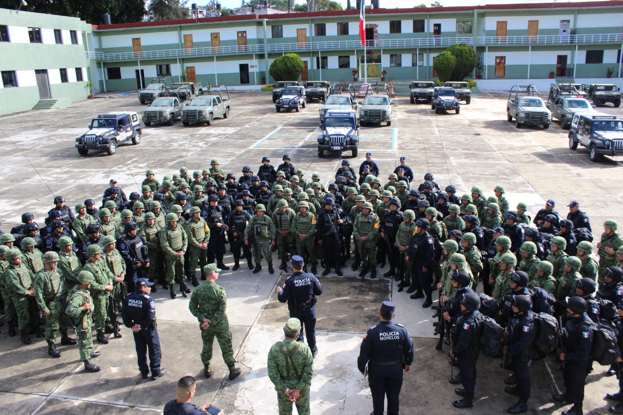 Militares cuidarán las calles de Morelos