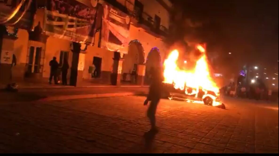 Hay cuatro detenidos por destrozos en Tepalcingo