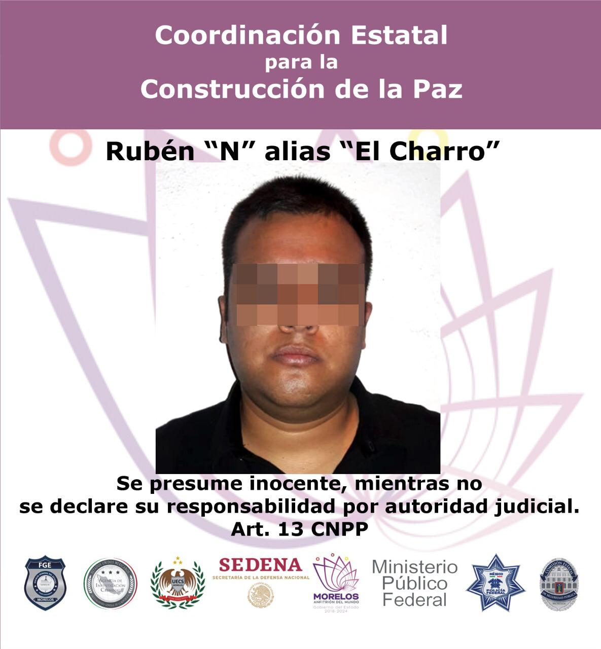 Detienen a “El Charro” sobrino de “El Carrete”
