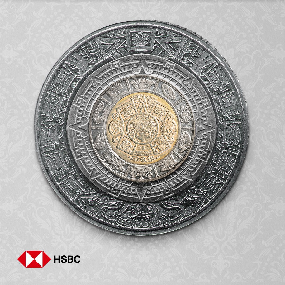 Todas tus monedas forman el Calendario Azteca