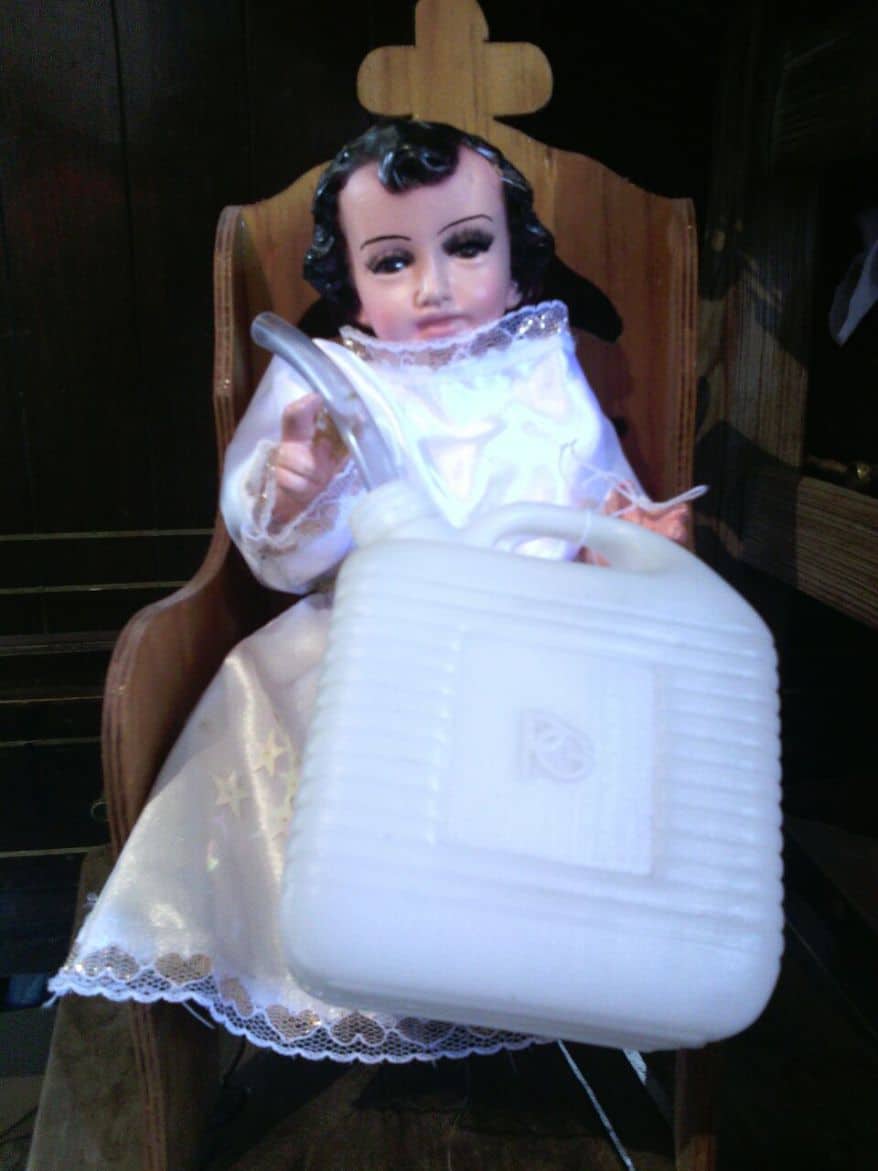La Iglesia católica censura el culto al Santo Niño Huachicolero