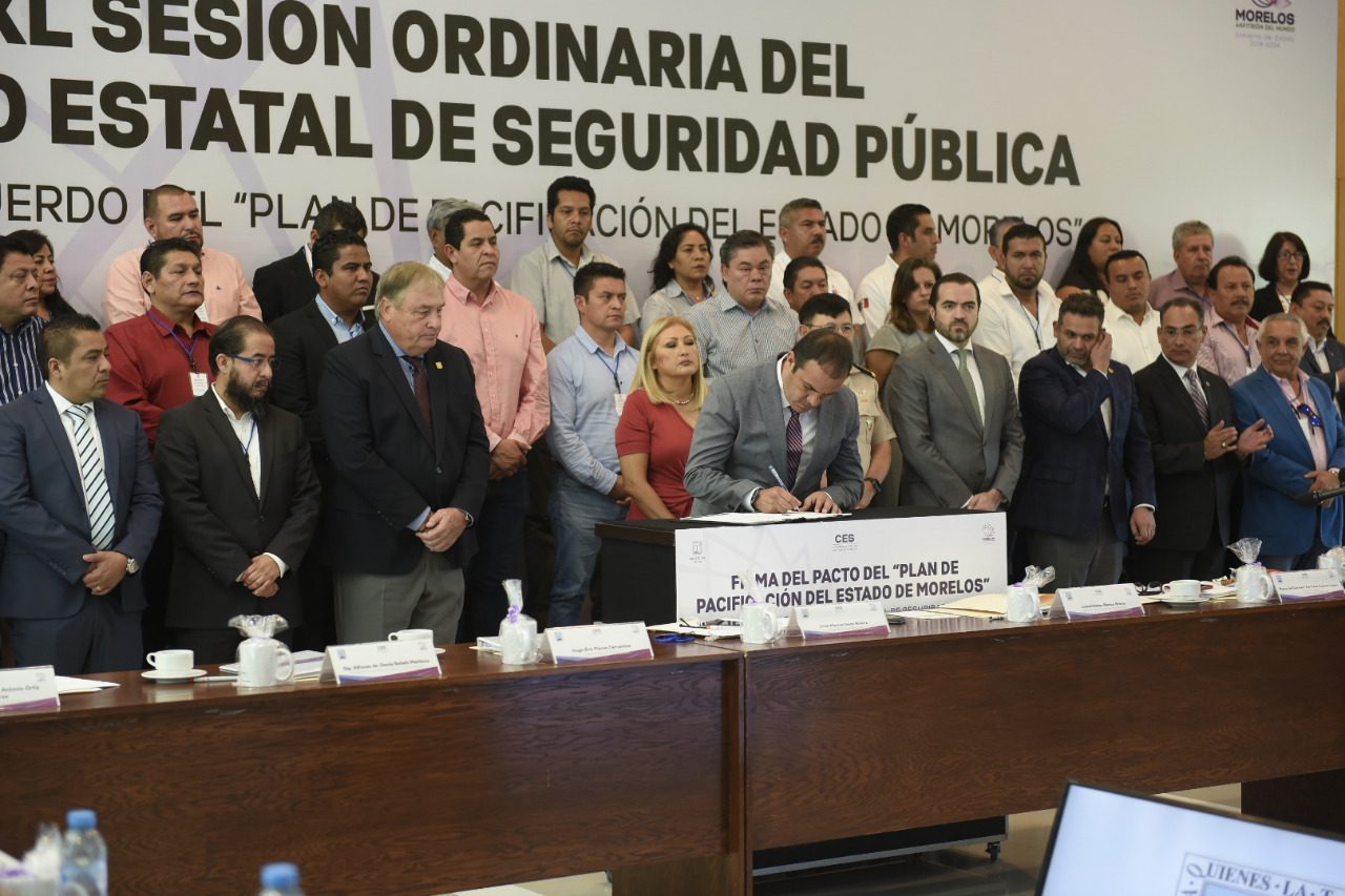 Firman Plan de Pacificación para Morelos