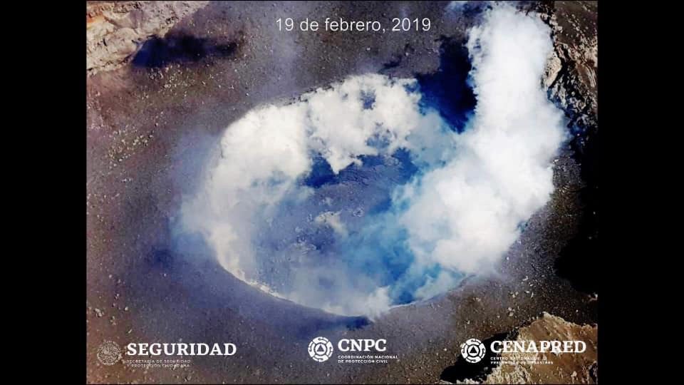 Se forma nuevo domo en el Popocatépetl, mide 200 metros
