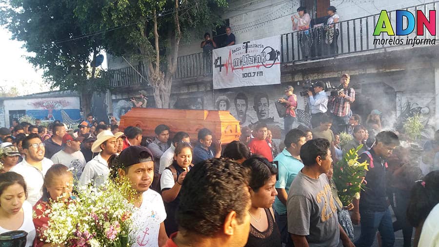 Compañeros de lucha de Samir Flores Soberanes