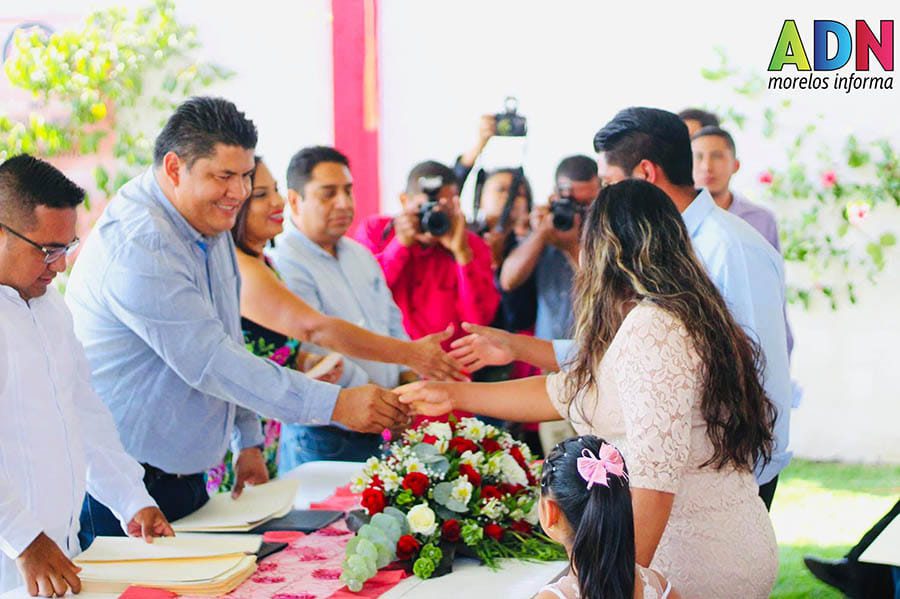 Contraen matrimonio en Yecapixtla