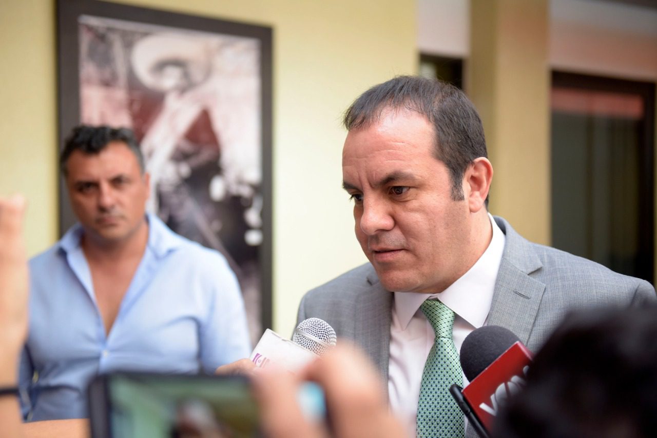 Cuauhtémoc Blanco pide a diputados aprobar el Presupuesto 2019