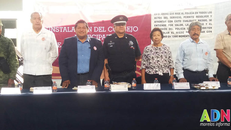 Se instala el Consejo Municipal de Seguridad Pública en Cuautla