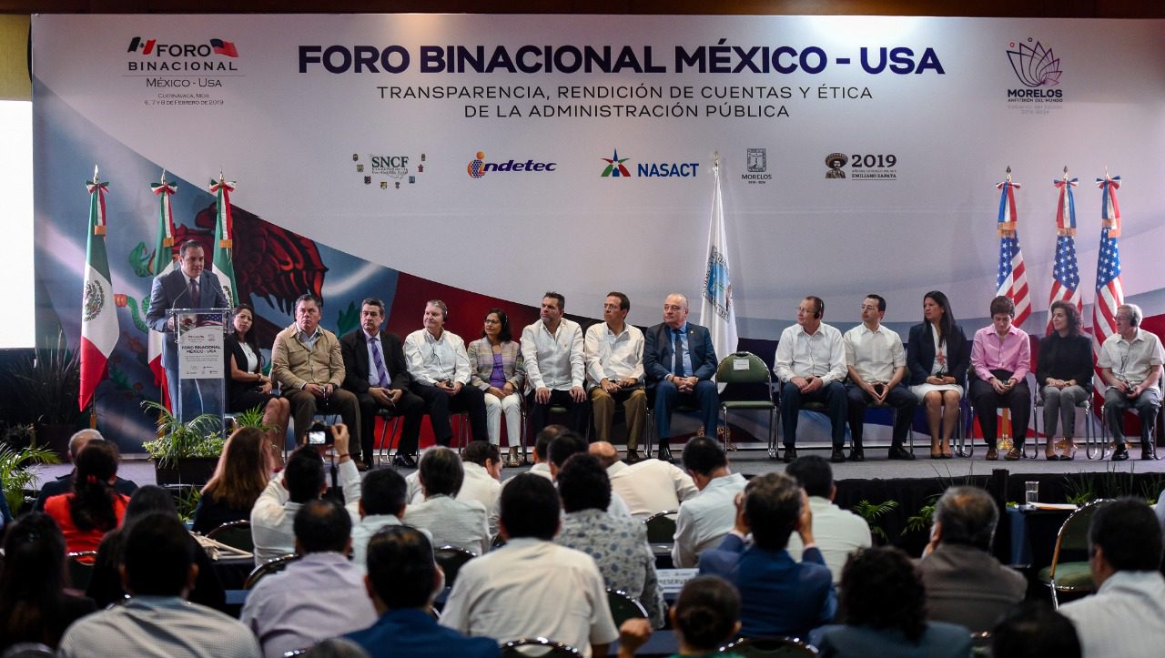 Realizan en Morelos en Foro Binacional México-Estados Unidos