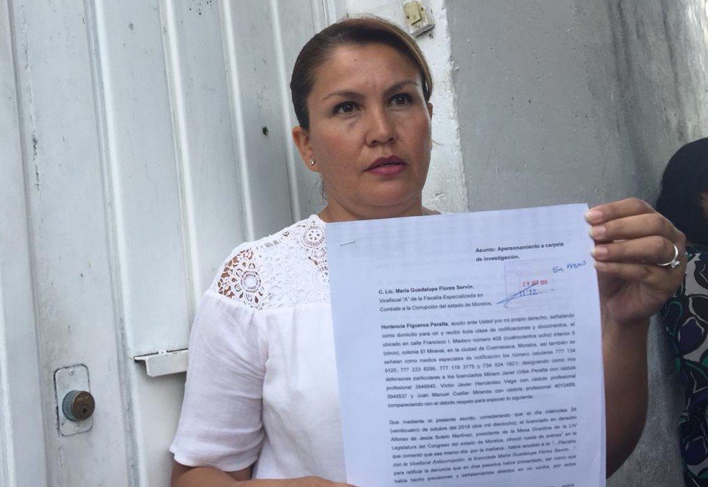 Citan a Hortencia Figueroa para dar cuenta sobre recursos públicos