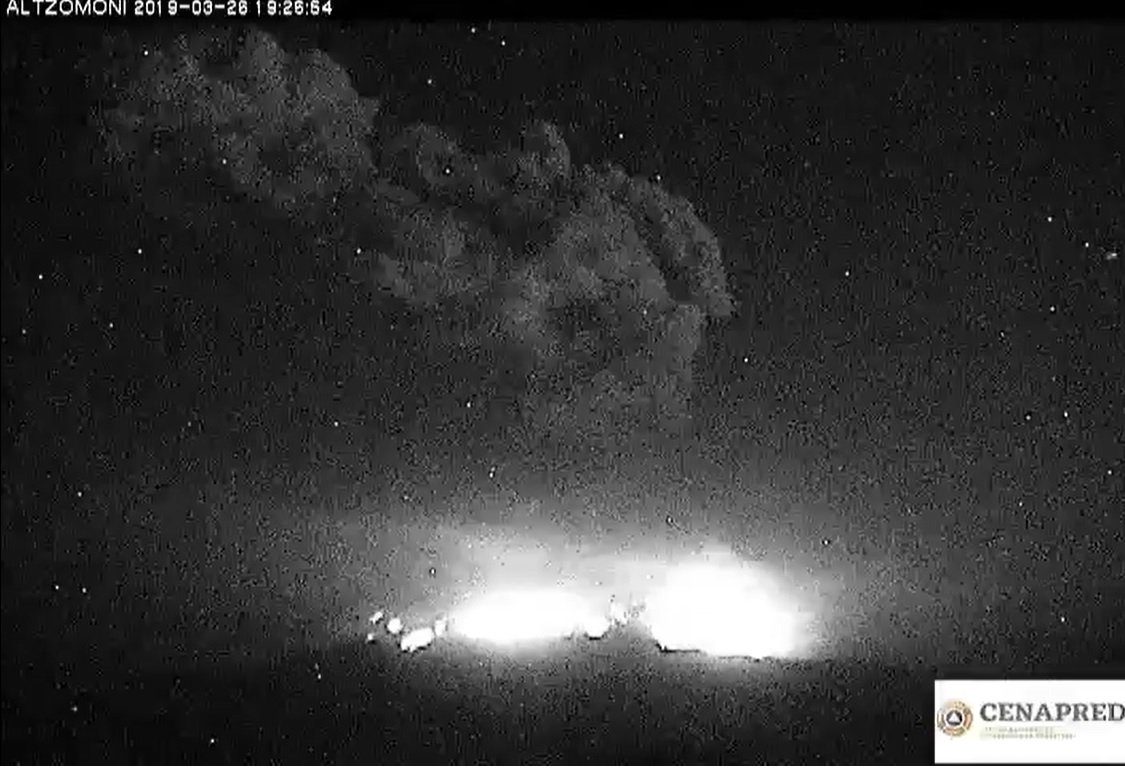 El Popocatépetl sigue sorprendiendo con su actividad volcánica