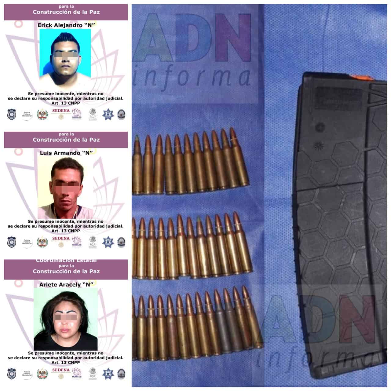 Catean casa en Cuautla, hay tres detenidos
