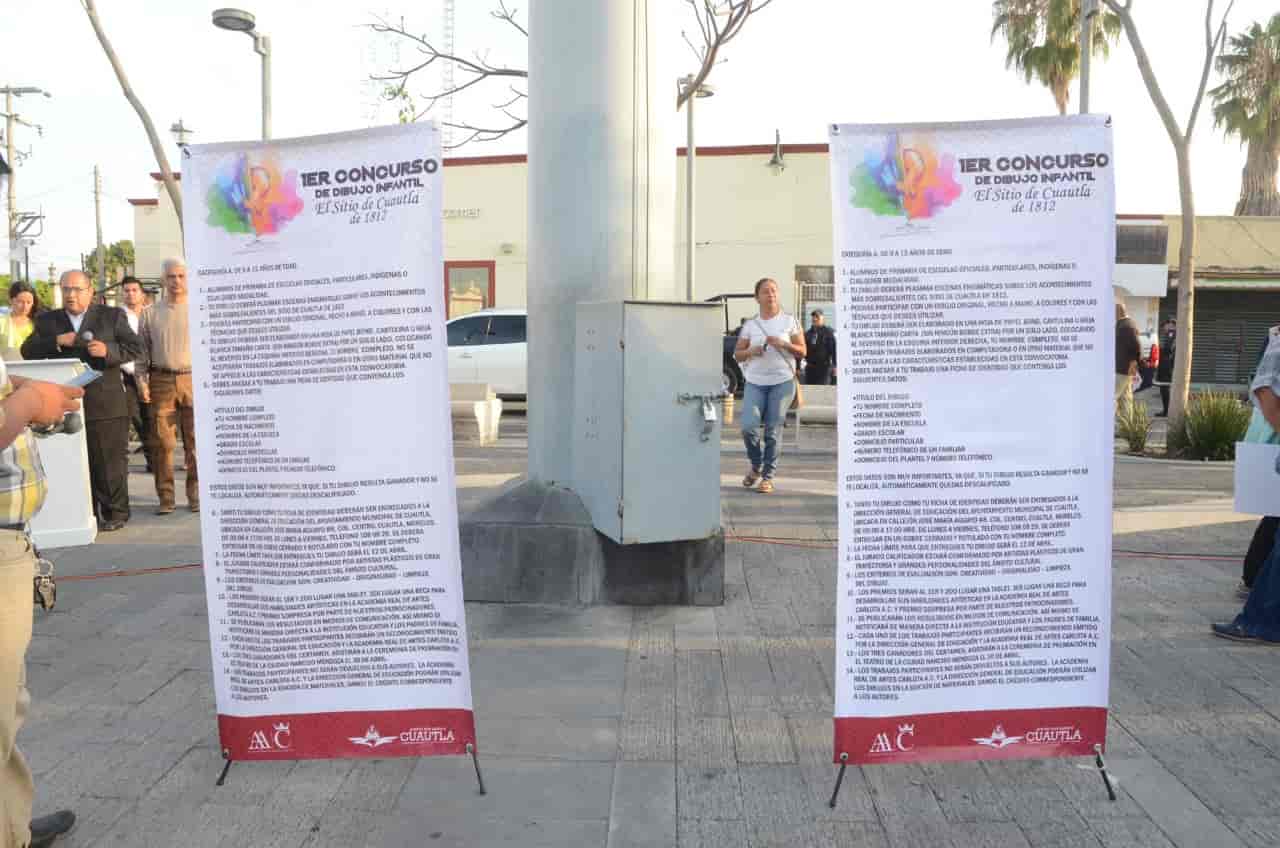 Convocan a participar en concurso de dibujo “El Sitio de Cuautla de 1812”