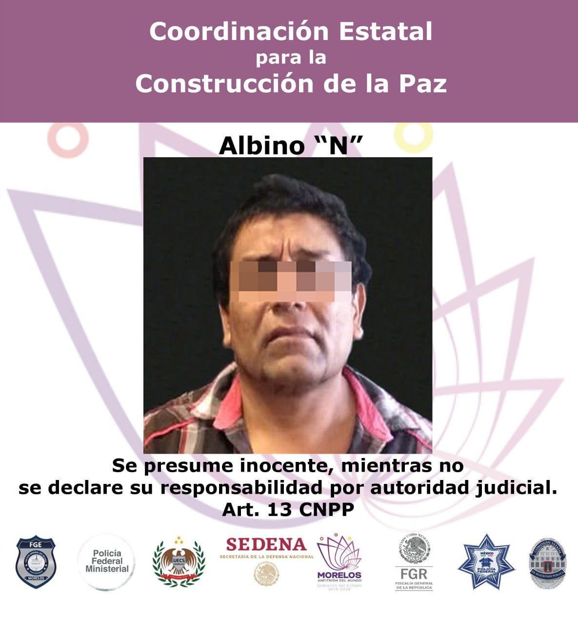 Detienen a “El Negro” distribuidor de drogan en Jojutla