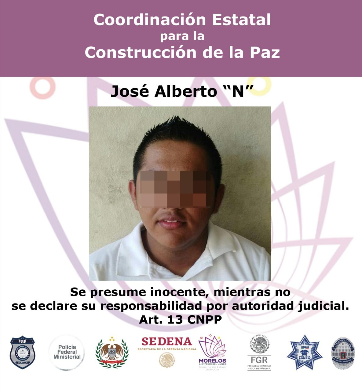 Otro detenido por no pagar pensión alimenticia en Morelos