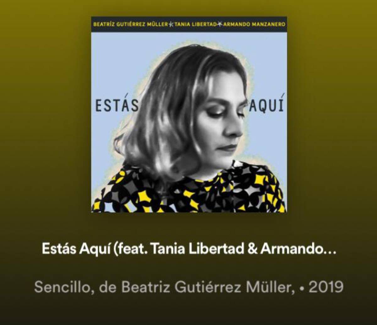 Beatriz Gutiérrez Müller, esposa de AMLO, estrena canción en Spotify