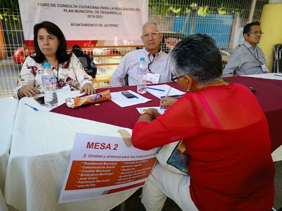 Consultan propuestas a ciudadanía de Jiutepec