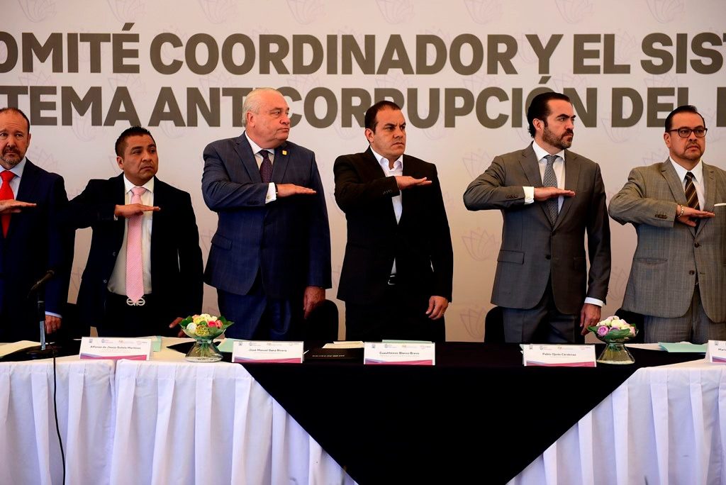 Cuauhtémoc Blanco instala el comité Anticorrupción