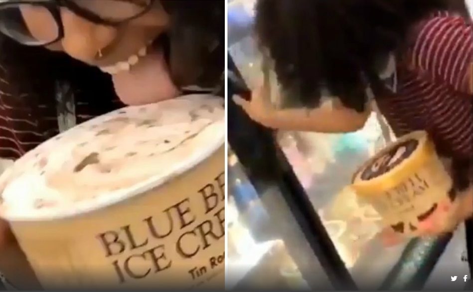 Lame helado de Walmart y la buscan para ir a prisión