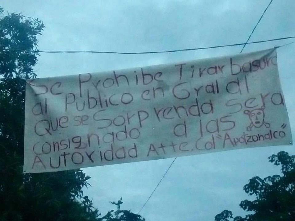 Comunidad indígena se organiza para evitar contaminación en barranca