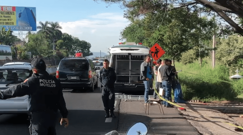 Atropellan a hombre en la autopista Cuernavaca-Acapulco