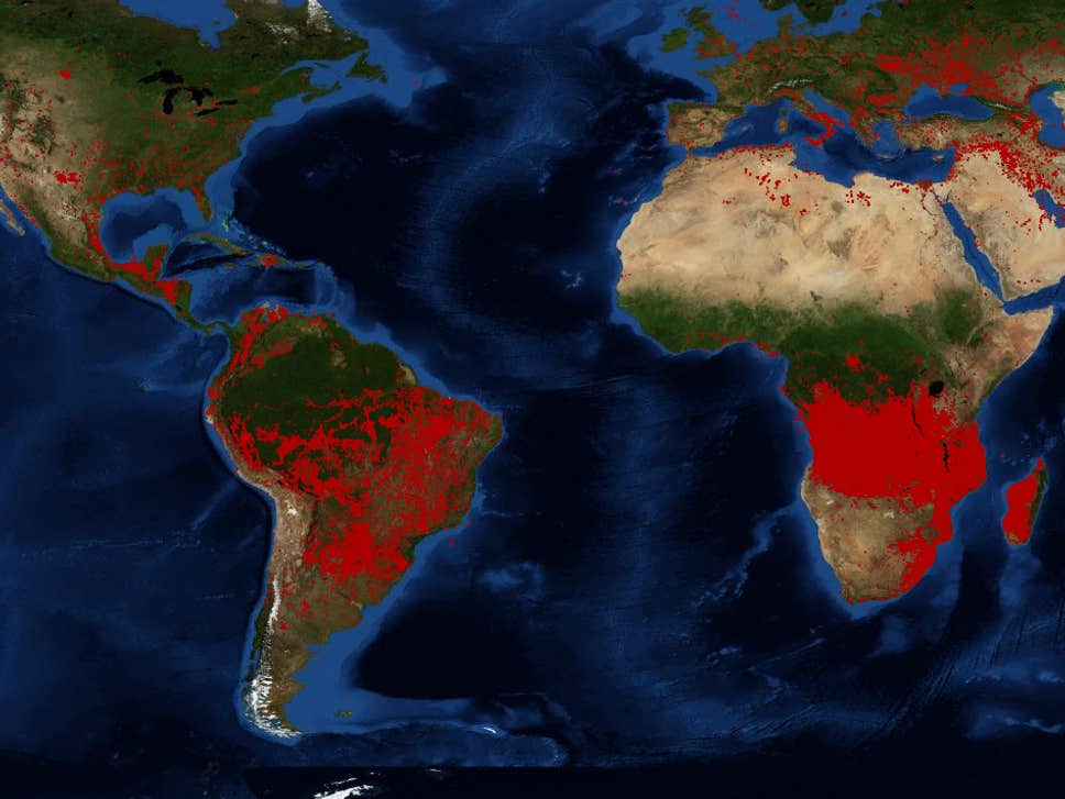 Incendios acaban con la Cuenca del Congo