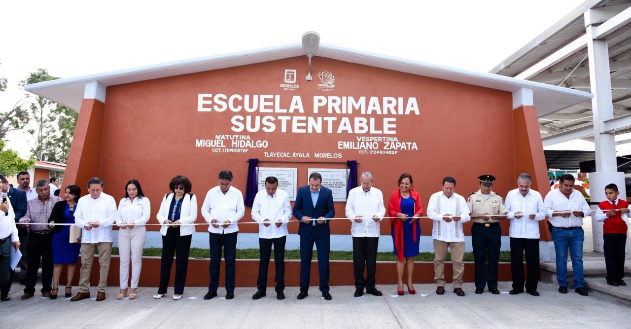 Inician ciclo escolar en la primera PRIMARIA SUSTENTABLE en Ayala