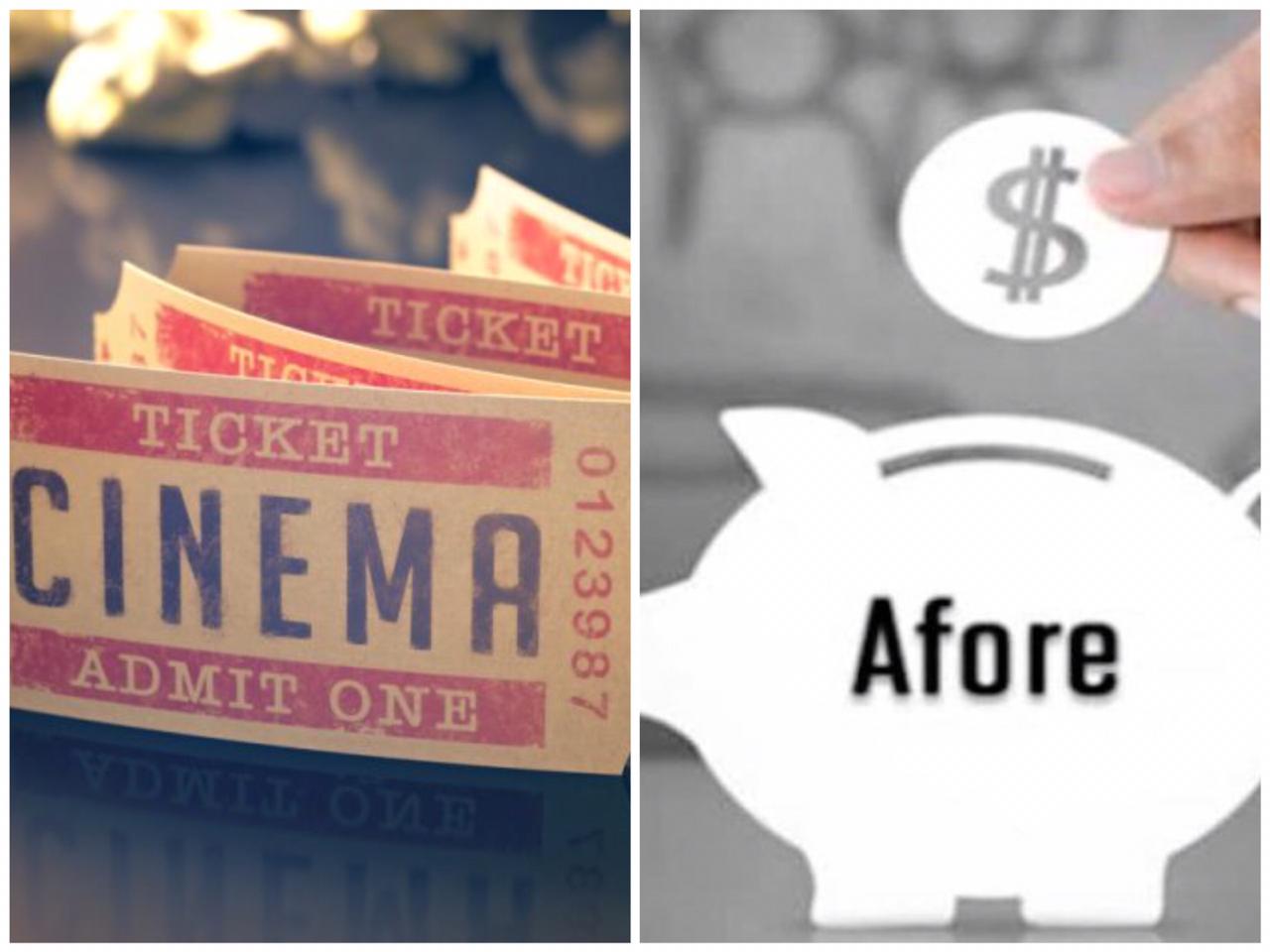 Si tienes Afore, puedes ahorrar comprando boletos para el cine