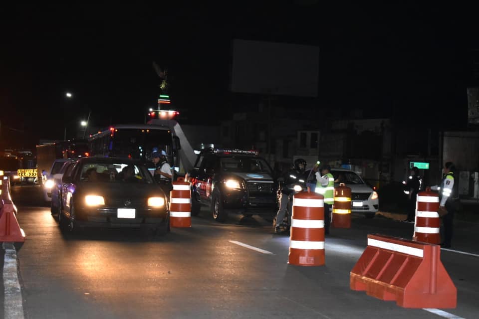 Mandan a 57 autos al corralón en alcoholímetro de Jiutepec