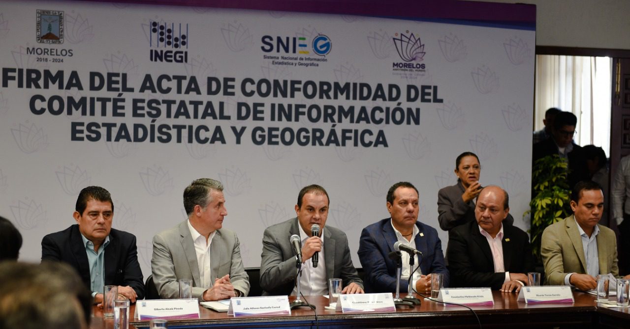 Ocuparán datos de INEGI para políticas públicas en Morelos