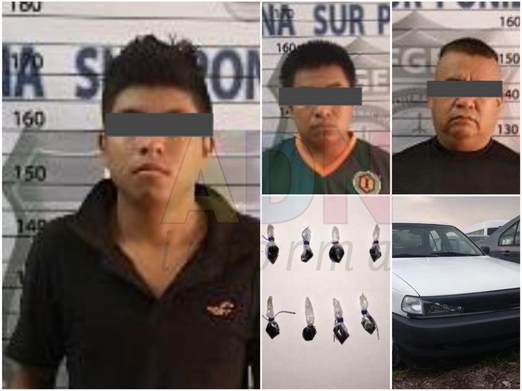 Detienen a 3 con dosis de cristal en Tlaltizapán