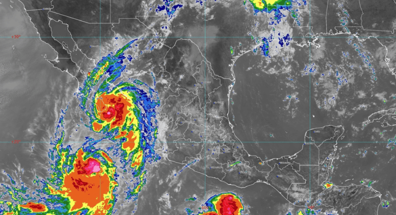 Lorena ya es huracán categoría 1, anuncian lluvias en gran parte del país