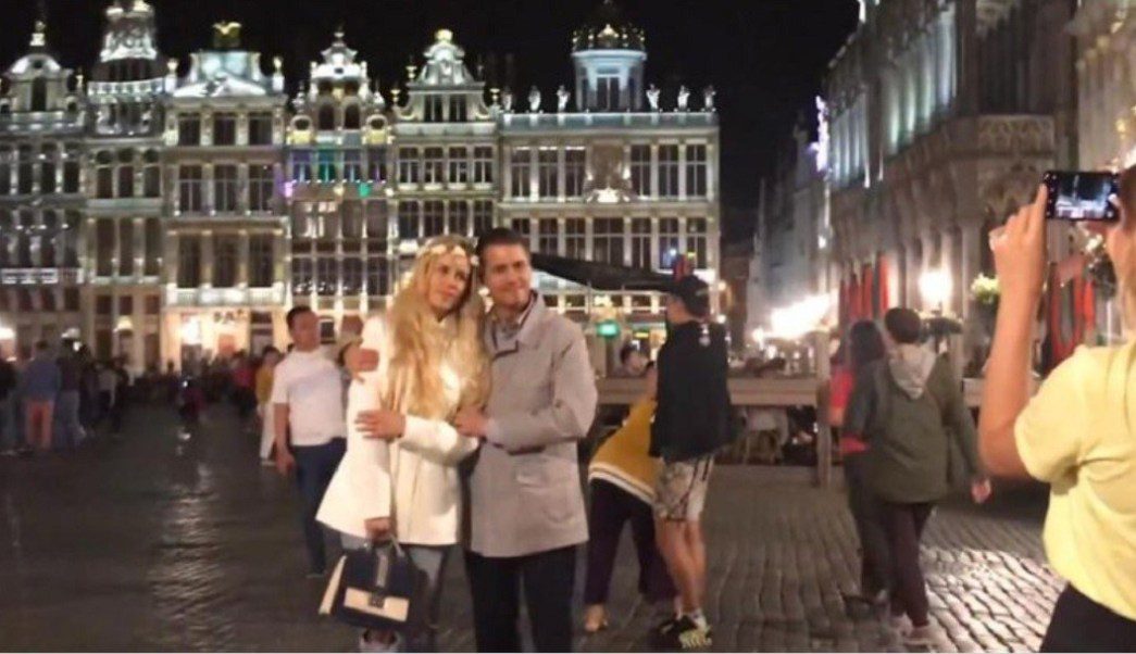 (VIDEO) Peña Nieto y su novia muy enamorados disfrutan de la vida en Bélgica
