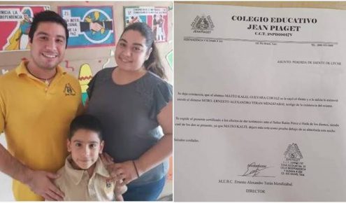 Niño pierde su diente en la escuela y director le envía un oficio al ratón de los dientes