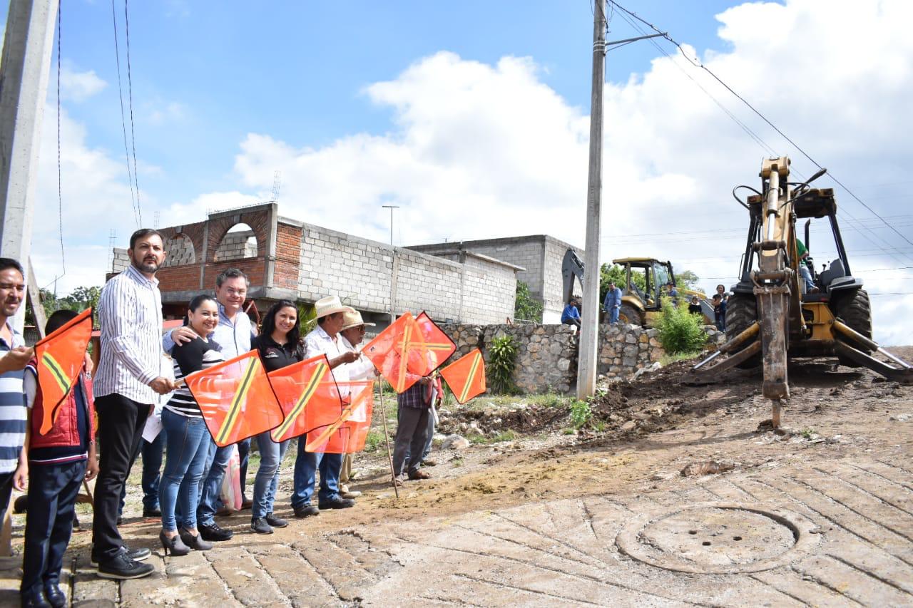 Inician obras de drenaje en La Corona y Colosio de Jiutepec