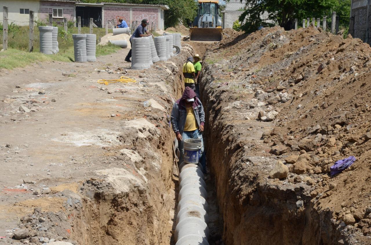 Inician obras de drenaje en el poblado de Casasano en Cuautla
