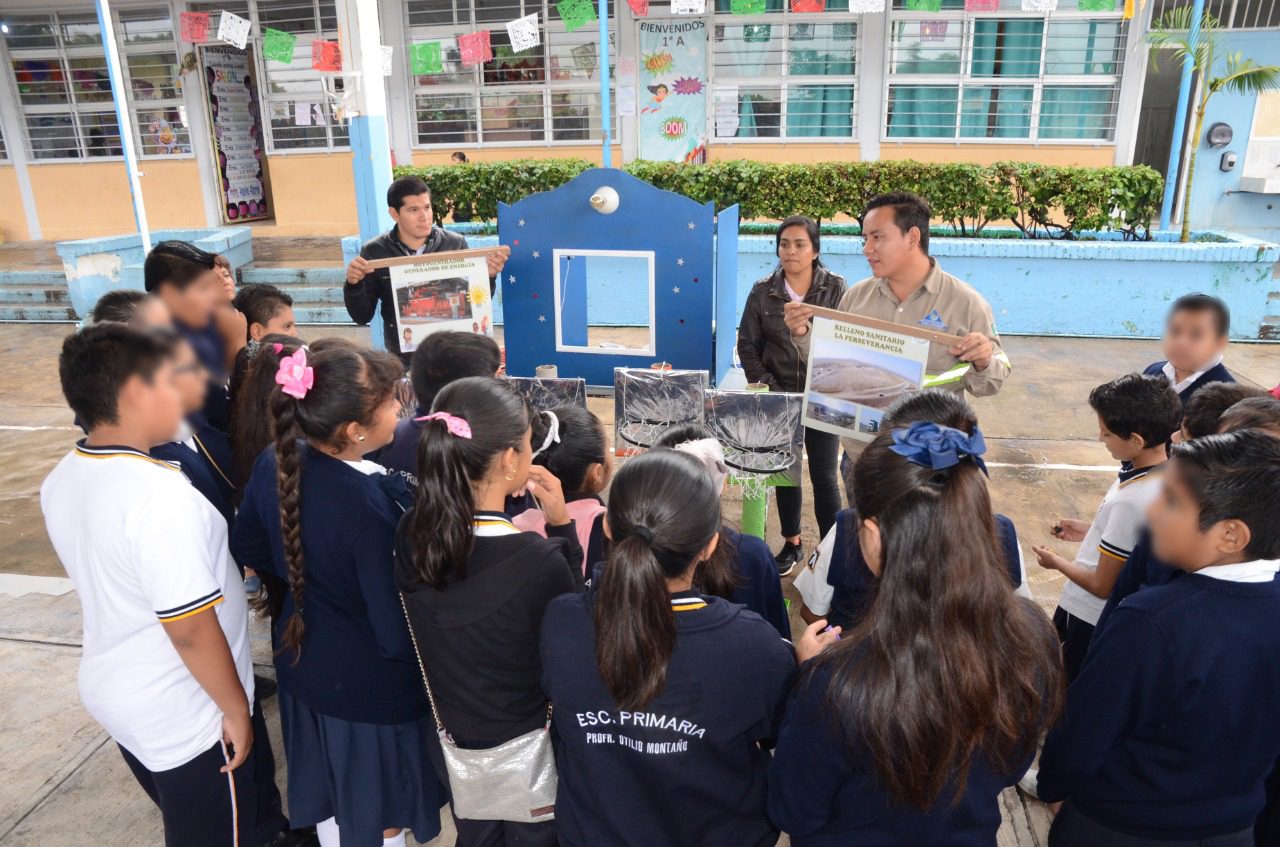 Enseñan a estudiantes de Cuautla a cuidar el medio ambiente