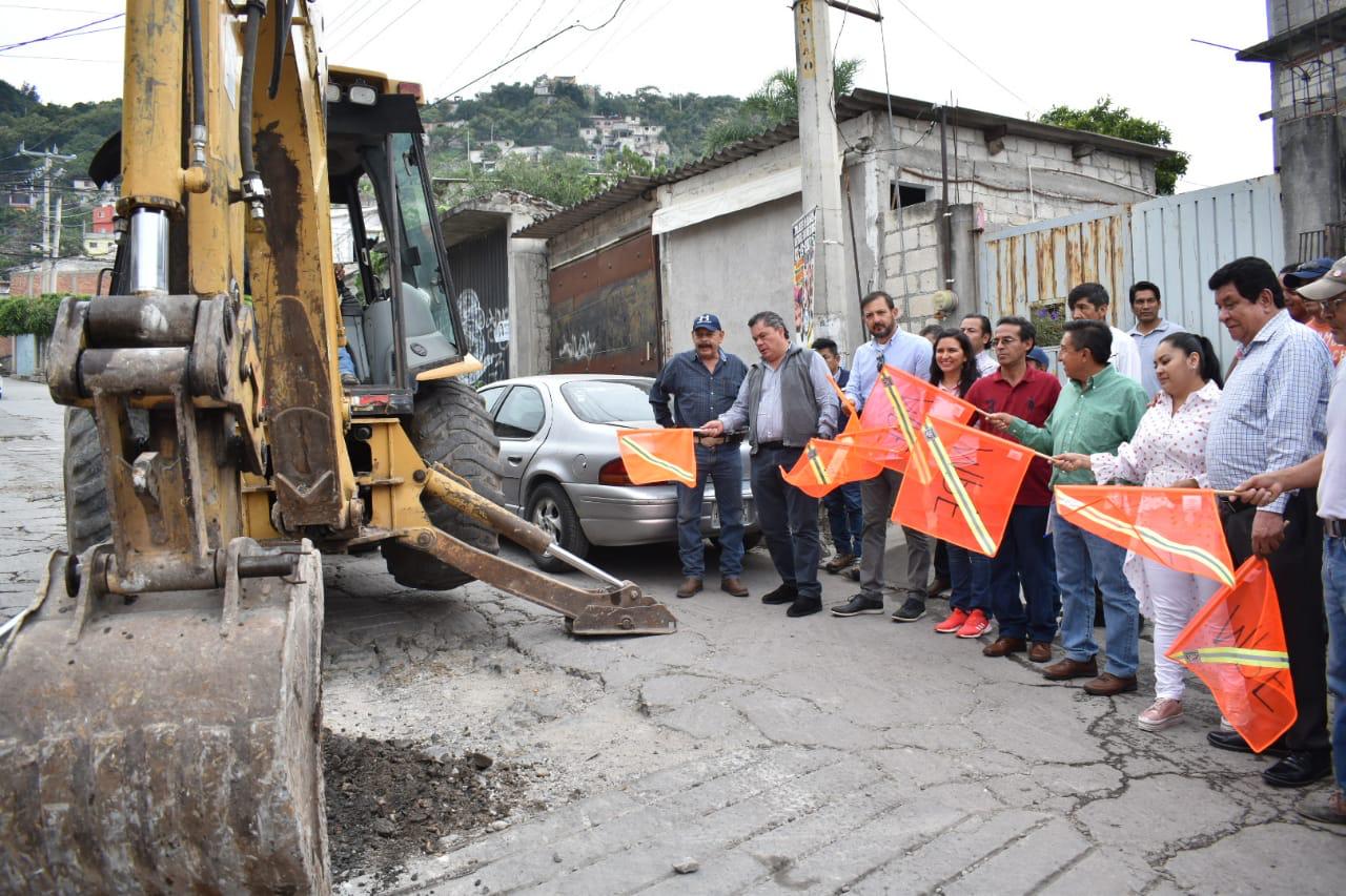 Inician obras de reparación de drenaje en Jardín Juárez, Jiutepec