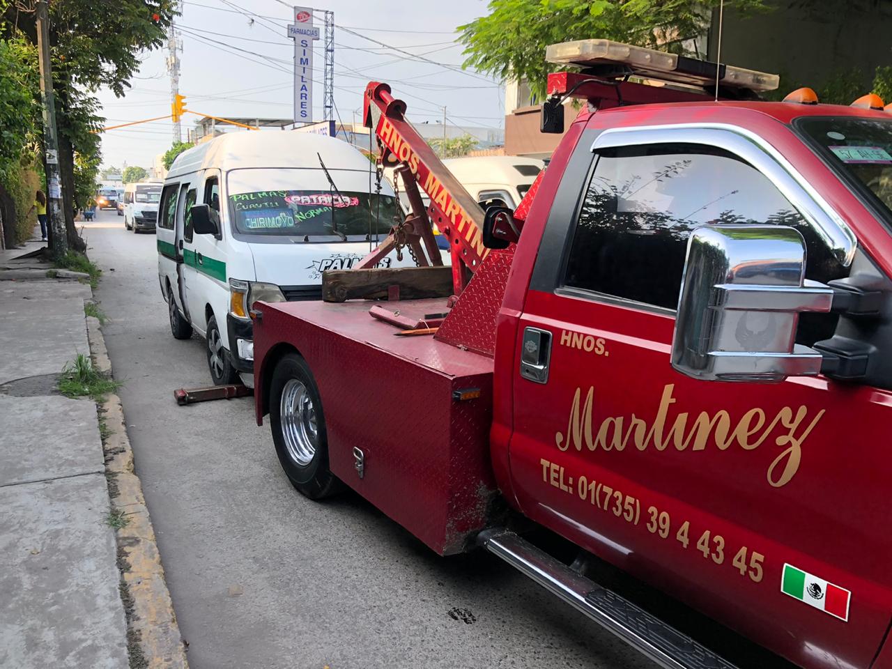 Al corralón 6 rutas de la zona oriente en operativo de transportes