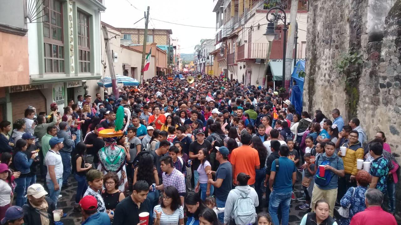 Registran gran afluencia de visitantes en la Feria de la Cecina de Yecapixtla 2019
